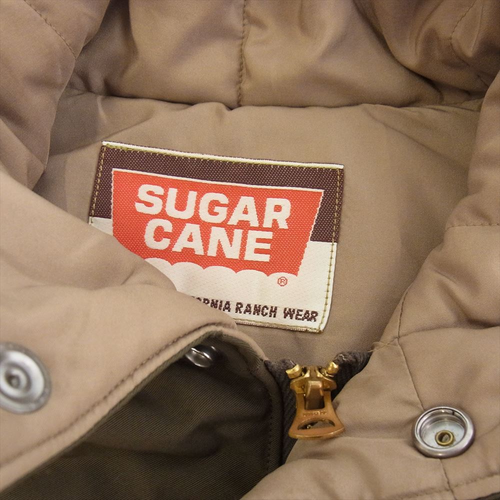 SUGAR CANE シュガーケーン SC12070 パディング ベスト 中綿 ベージュ系 M【中古】