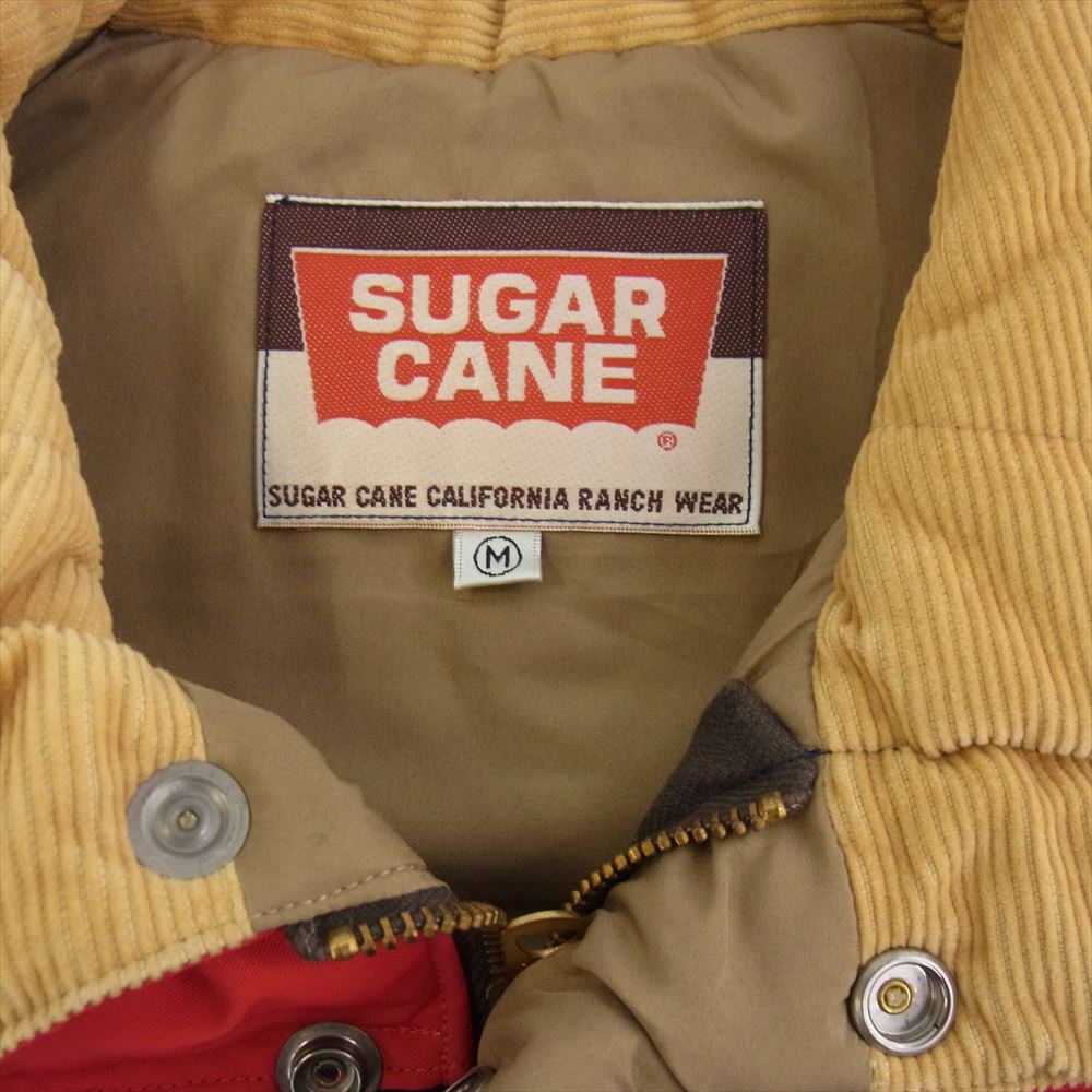SUGAR CANE シュガーケーン SC12343 60 40 クロス 中綿 パディング ベスト ネイビー系 レッド系 M【中古】