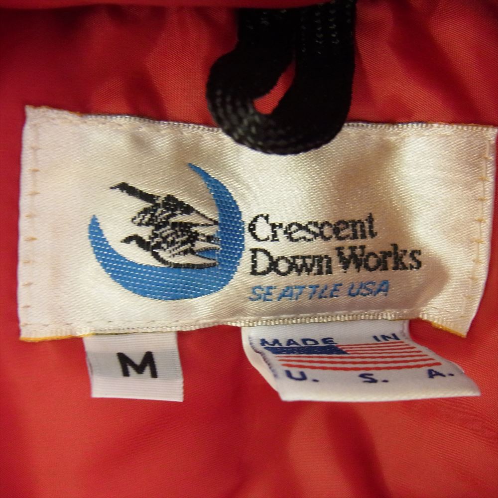 Crescent Down Works クレセントダウンワークス USA製 ダウン ベスト ネイビー系 M【中古】
