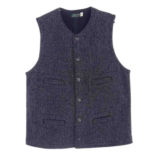 SUGAR CANE シュガーケーン SC13418 BEACH CLOTH VEST ビーチ クロス ベスト 40【中古】