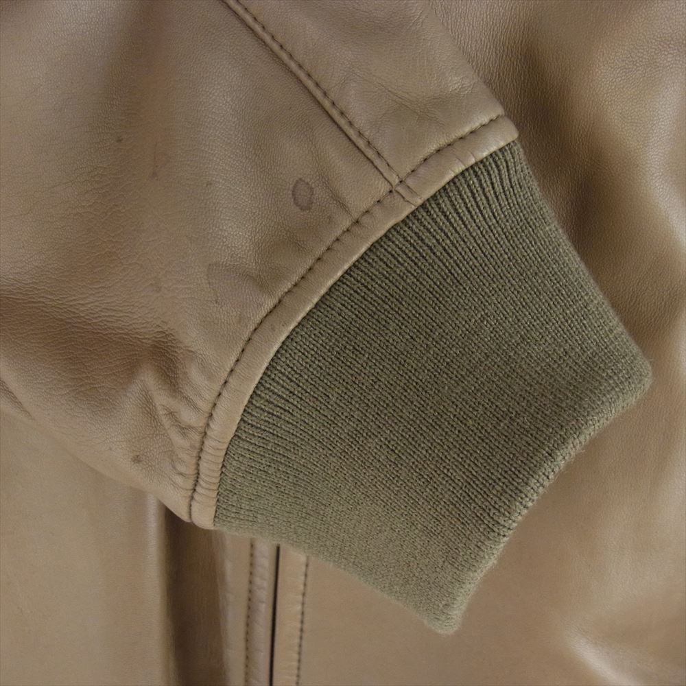 インスピンクト ラムレザー ブルゾン ジャケット ブラウン系 3【中古】