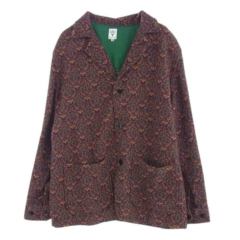 サウスツーウエストエイト 22AW LQ758 Pen Jacket Arabesque Jacquard アラベスク ジャガード 総柄 ジャケット M【中古】