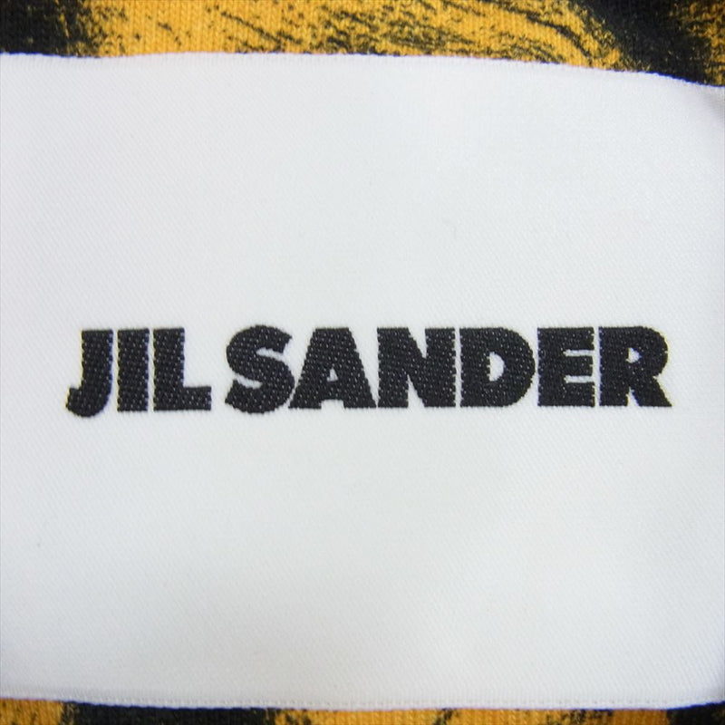 JIL SANDER ジルサンダー 23AW J61GC0004 Floral print cotton longsleeve フローラル プリント コットン ロングスリーブ 長袖 カットソー Tシャツ ロンT イエロー系 L【中古】