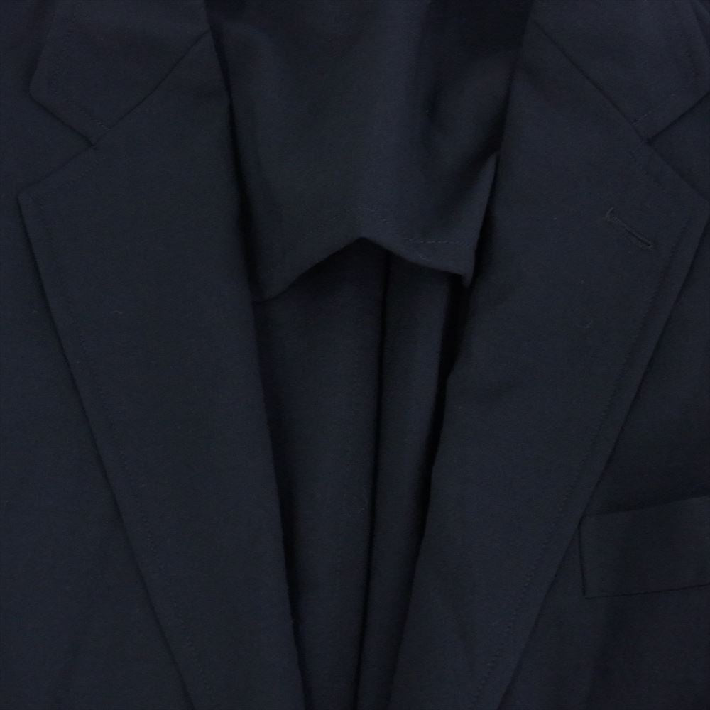 COMOLI コモリ 22SS V01-01003V01-03003 ウール 2B テーラード ジャケット スラックス パンツ セットアップ ネイビー系 3【中古】