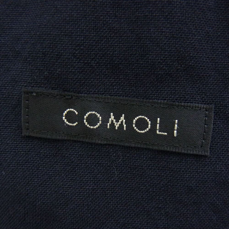 COMOLI コモリ 22SS V01-01003V01-03003 ウール 2B テーラード ジャケット スラックス パンツ セットアップ ネイビー系 3【中古】