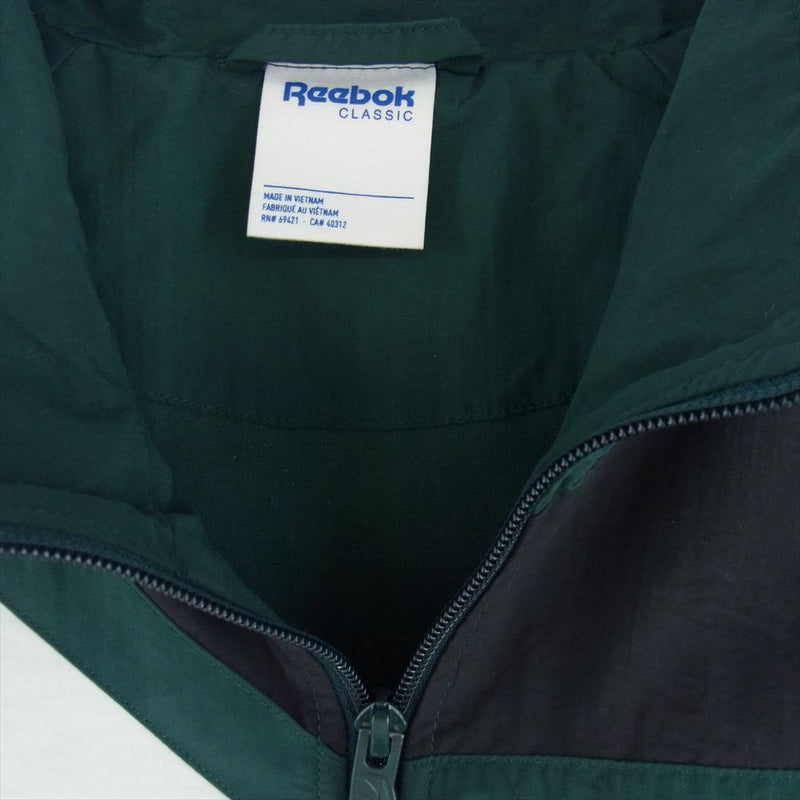 Reebok リーボック DM2665 LF VECTOR TRACKTOP PLAGMATICK TEAL ロスト ファウンド ベクター トラックトップ ジャケット グリーン系 L【中古】