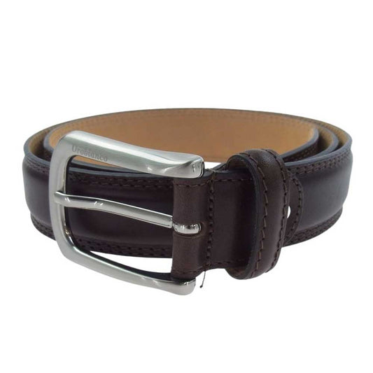 Orobianco オロビアンコ GENUINE LEATHER レザー ベルト ダークブラウン系【中古】