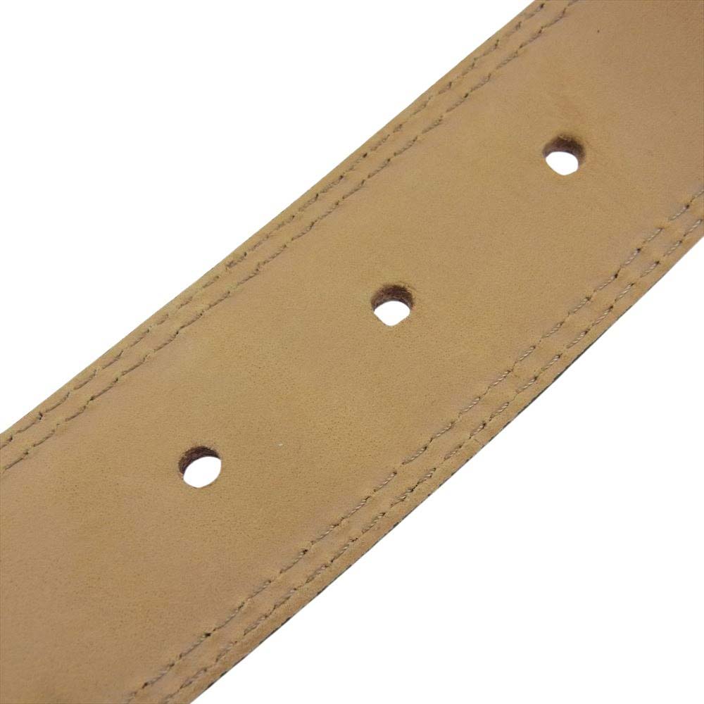 Orobianco オロビアンコ GENUINE LEATHER レザー ベルト ダークブラウン系【中古】