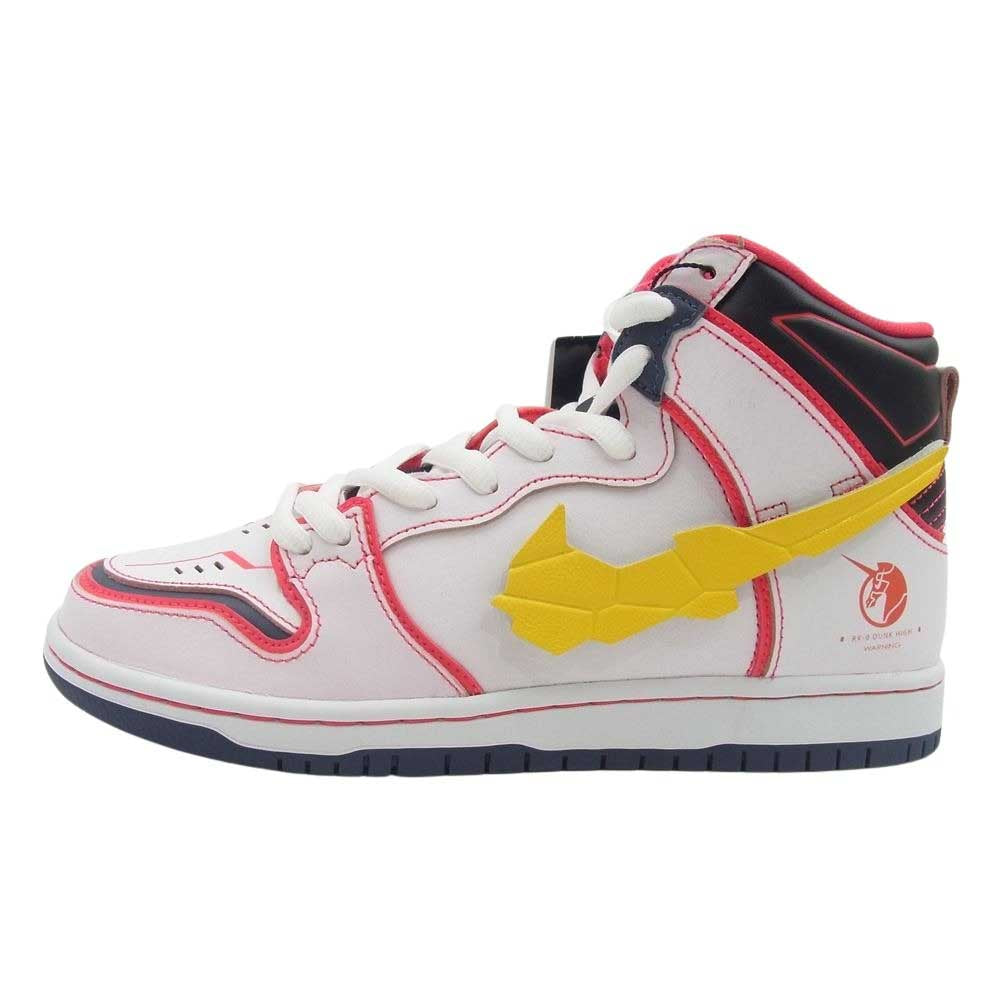 NIKE ナイキ DH7717-100 × Gundam Unicorn ガンダム ユニコーン SB Dunk エスビー ダンク High PRO QS ハイカット スニーカー  ホワイト系 ピンク系 26cm【極上美品】【中古】