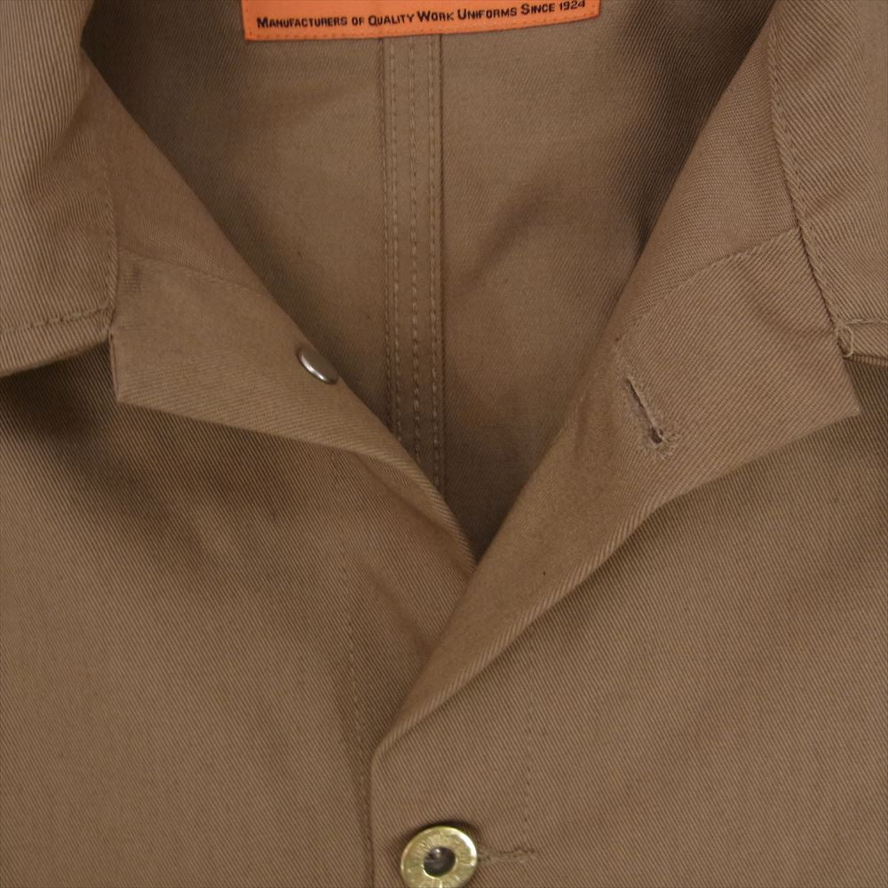 ユニバーサルオーバーオール T/C TWILL COVERALL TCツイル カバーオール ワークジャケット ブラウン系 M【中古】