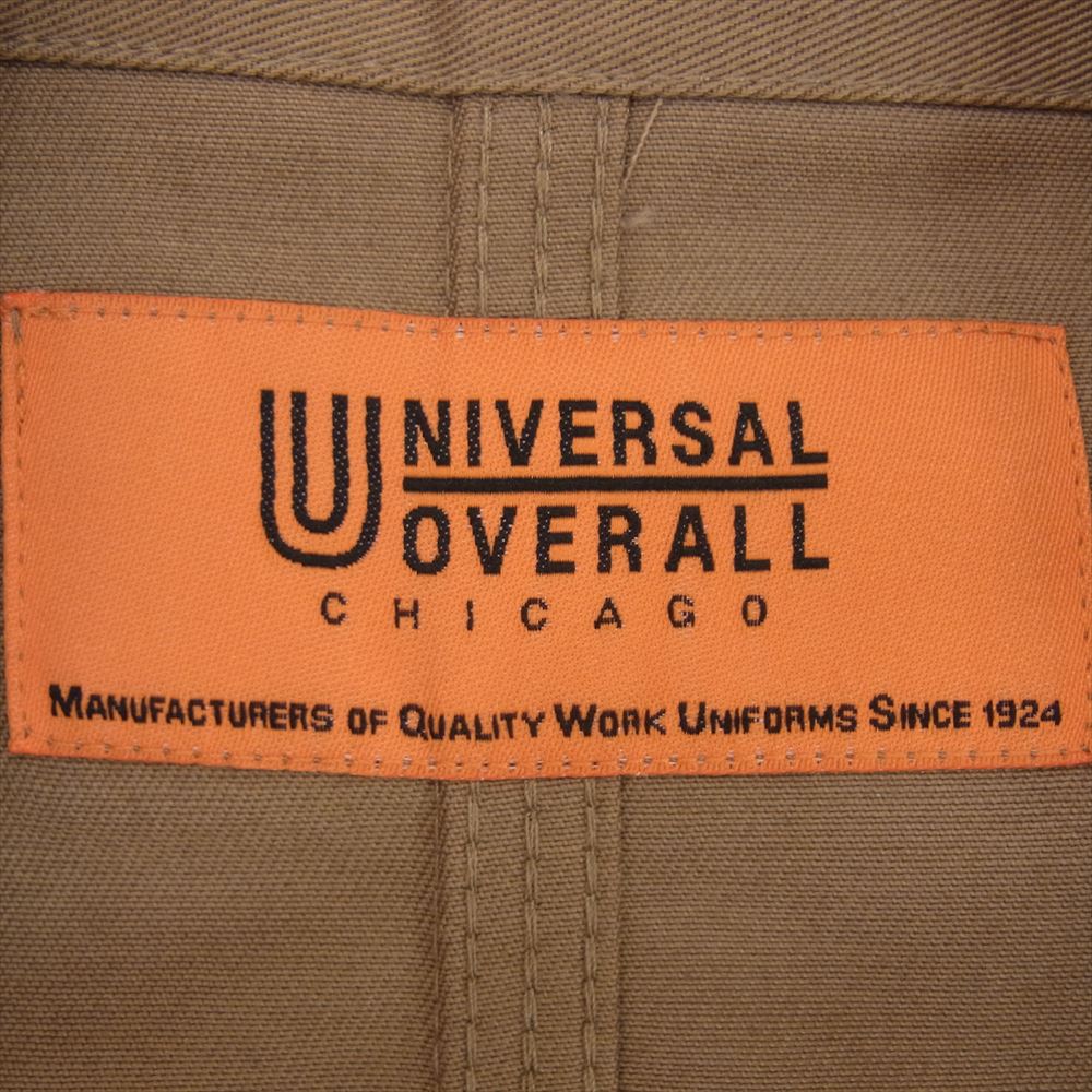 ユニバーサルオーバーオール T/C TWILL COVERALL TCツイル カバーオール ワークジャケット ブラウン系 M【中古】
