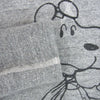 Buzz Rickson's バズリクソンズ BR67793 PEANUTS ピーナッツ セットイン ガゼット プリント クルーネック スウェット トレーナー グレー系 L【中古】