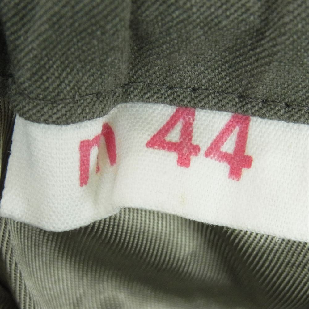 ドイツ軍 ミリタリーワーク カーゴ パンツ グリーン系 M 44【中古】