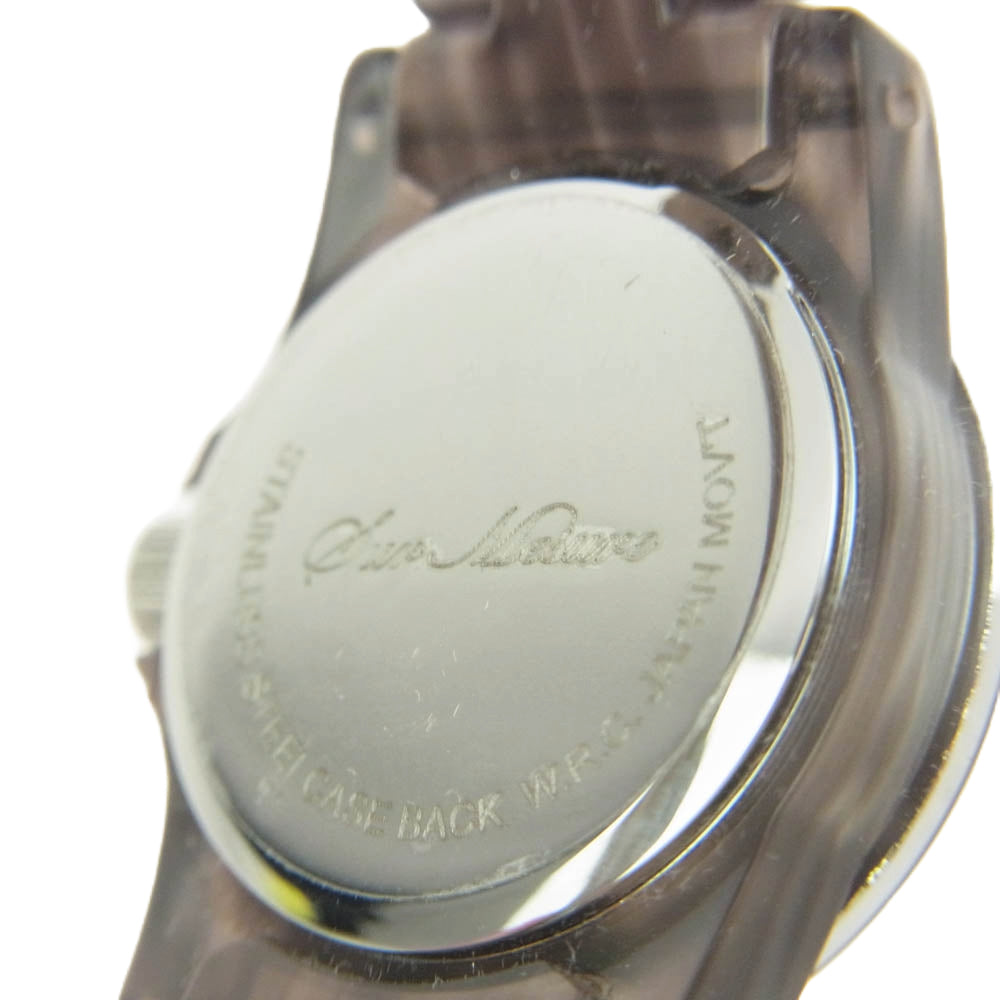 ヒロブ Sur Mesure Mini Aneth ミニ アネット シュール メジュール レディース 腕時計 クリア系 グレー系【中古】