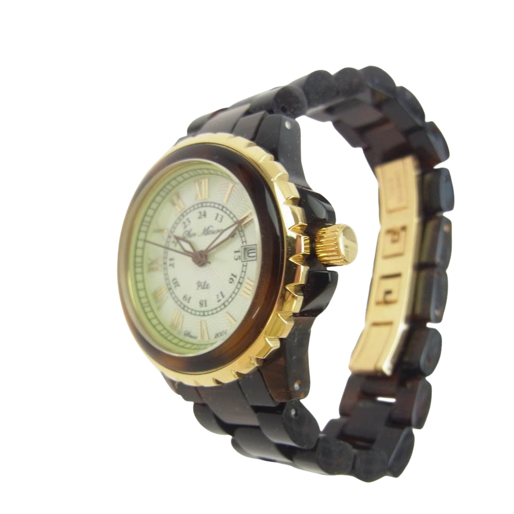 ヒロブ Sur Mesure シュール メジュール レディース 腕時計 ブラウン系 ゴールド系【中古】