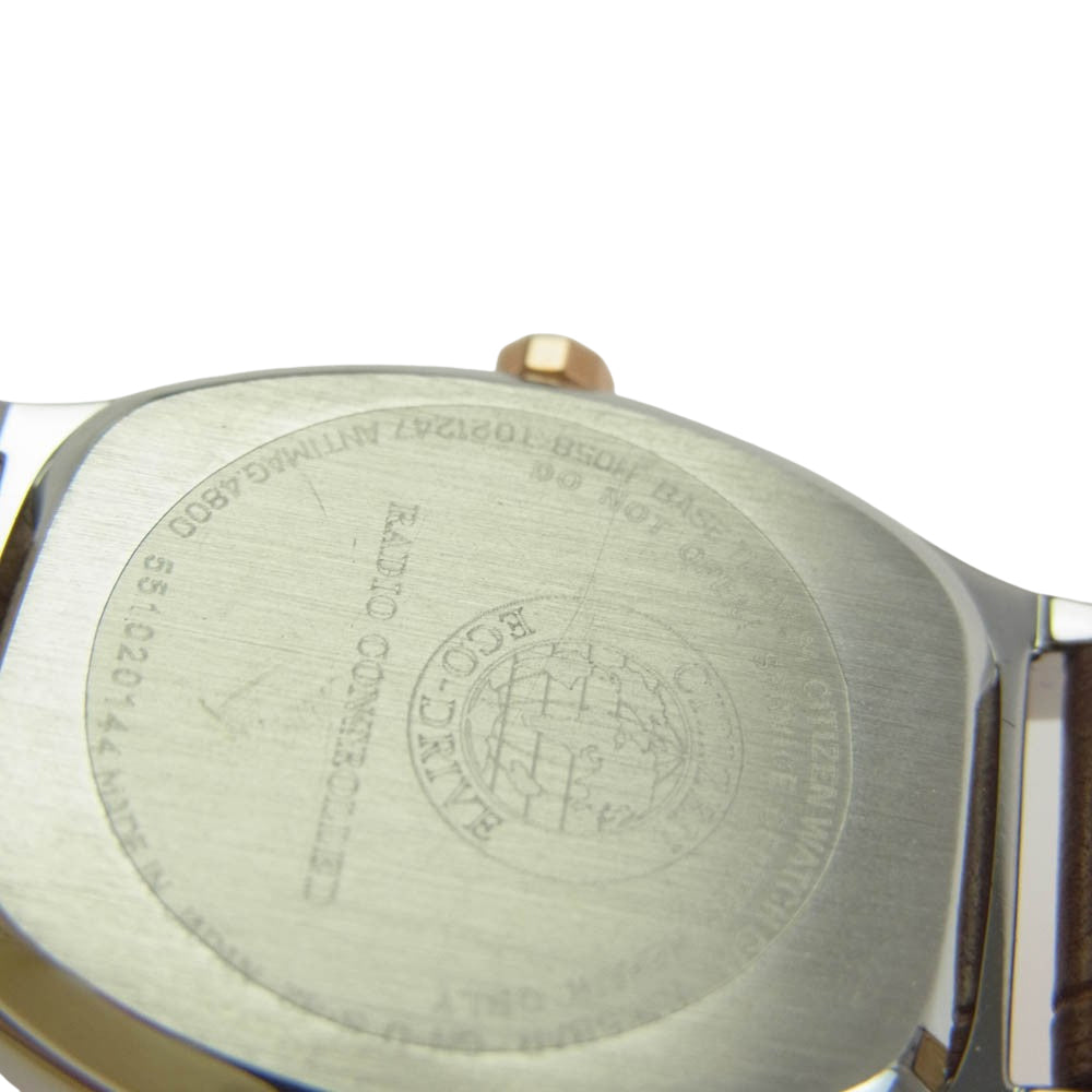 CITIZEN シチズン H058-TO21247 クロスシー レディース 腕時計 ブラウン系 ゴールド系【中古】