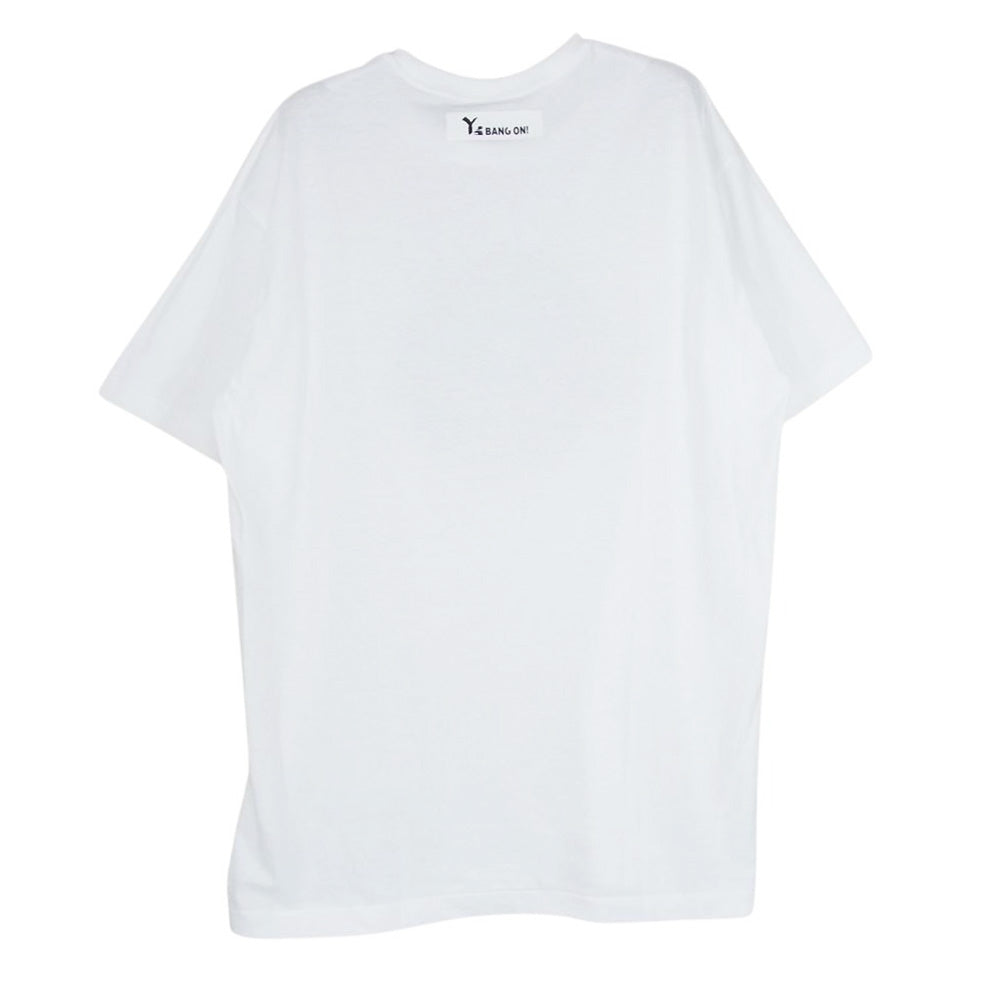 Y's Yohji Yamamoto ワイズ ヨウジヤマモト 22AW YF-T76-052-1 Y's BANG ON ! 半袖 シリーズ Tシャツ カットソー ホワイト系 2【美品】【中古】