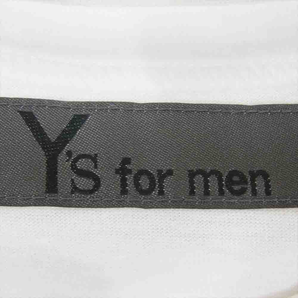 Y's Yohji Yamamoto ワイズ ヨウジヤマモト 23AW MJ-T81-083 Y's for men クルーネック 長袖 カットソー ホワイト系 3【中古】