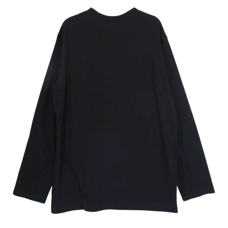 Y's Yohji Yamamoto ワイズ ヨウジヤマモト 23AW MJ-T81-083-2 Y's for men クルーネック 長袖 カットソー ブラック系 3【美品】【中古】