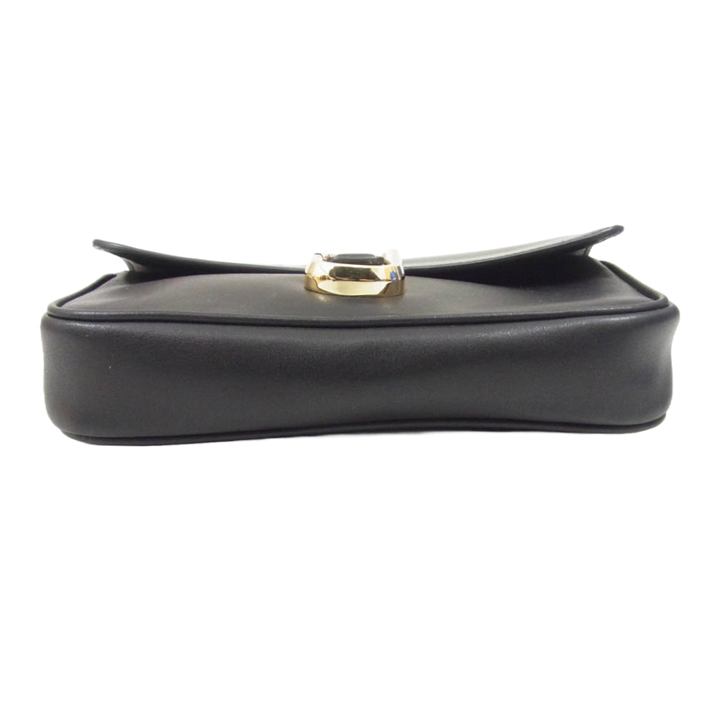 MARC JACOBS マークジェイコブス H956L01PF22 J マーク チェーン ショルダーバッグ ブラック系【中古】