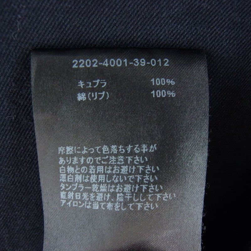 MINEDENIM マインデニム 22SS 2202-4001-39-012 Cupra T-Shirt 半袖 ポケット カットソー Tシャツ ブラック系 1【中古】