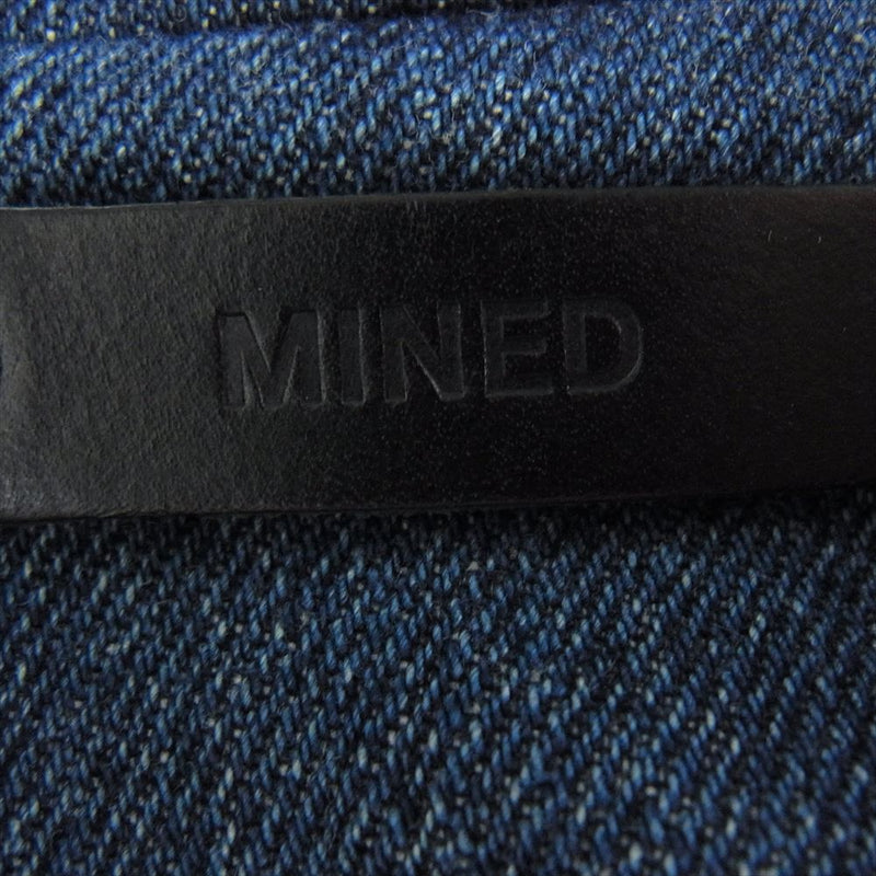 MINEDENIM マインデニム 22SS 2203-8005-86-442 Denim Tailored JKT ダブルブレスト ピークドラペル デニム テーラード ジャケット インディゴブルー系 44【中古】