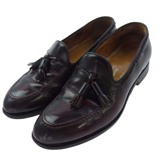 JALAN SRIWIJAYA ジャランスリウァヤ 98629 BEAUTY&YOUTH 別注 Uチップ タッセル ローファー ワインレッド系 7.5【中古】