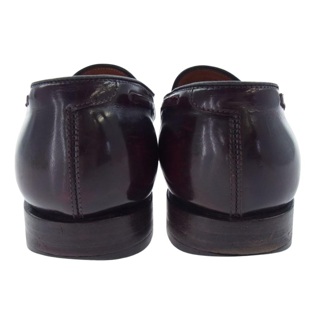 JALAN SRIWIJAYA ジャランスリウァヤ 98629 BEAUTY&YOUTH 別注 Uチップ タッセル ローファー ワインレッド系 7.5【中古】