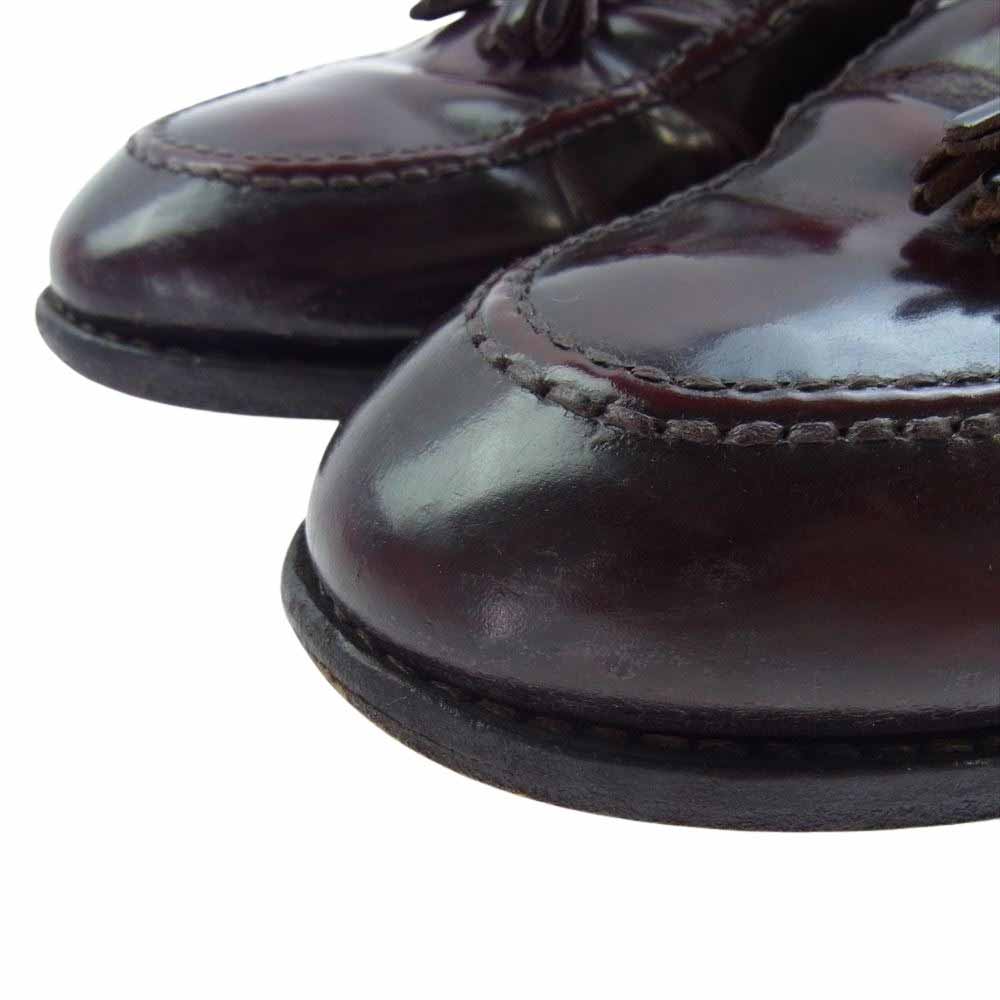 JALAN SRIWIJAYA ジャランスリウァヤ 98629 BEAUTY&YOUTH 別注 Uチップ タッセル ローファー ワインレッド系 7.5【中古】