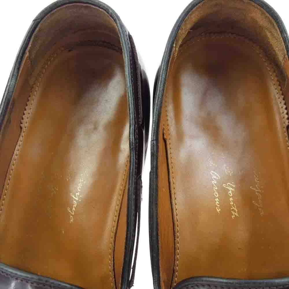 JALAN SRIWIJAYA ジャランスリウァヤ 98629 BEAUTY&YOUTH 別注 Uチップ タッセル ローファー ワインレッド系 7.5【中古】