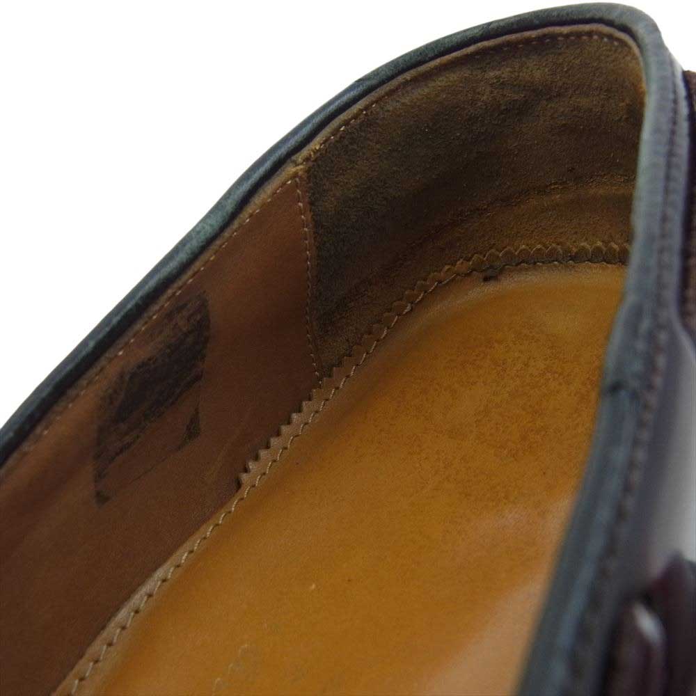 JALAN SRIWIJAYA ジャランスリウァヤ 98629 BEAUTY&YOUTH 別注 Uチップ タッセル ローファー ワインレッド系 7.5【中古】