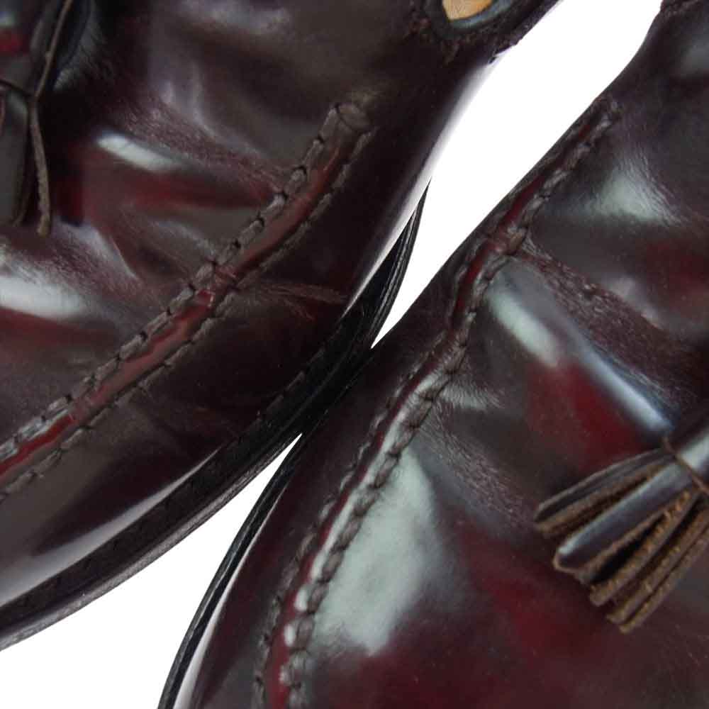 JALAN SRIWIJAYA ジャランスリウァヤ 98629 BEAUTY&YOUTH 別注 Uチップ タッセル ローファー ワインレッド系 7.5【中古】