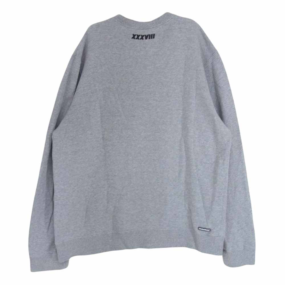 F.C.R.B. エフシーアールビー 17SS FCRB-178057 EMBROIDERY AUTHENTIC LOGO CREW NECK Bristol ロゴ クルーネック スウェット グレー系 XL【中古】