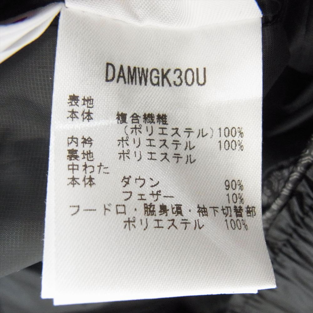 DESCENTE デサント DAMWGK30U ALLTERAIN 水沢ダウン MOUNTAINEER マウンテニア ダウン ジャケット ブラック系 L【中古】