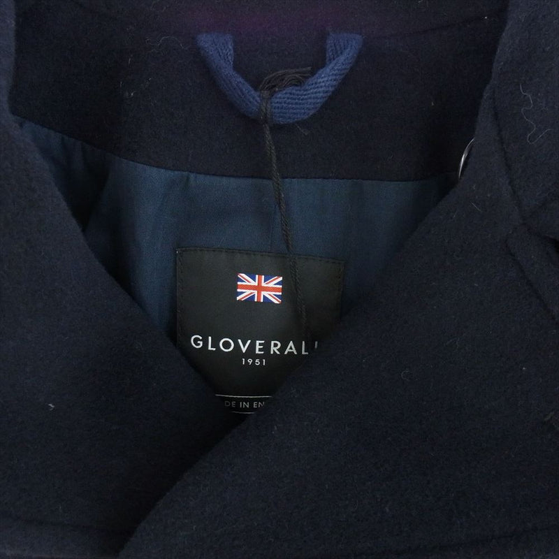 Gloverall グローバーオール WOOL MERITON P-COAT メルトン Pコート ネイビー系 XS【中古】