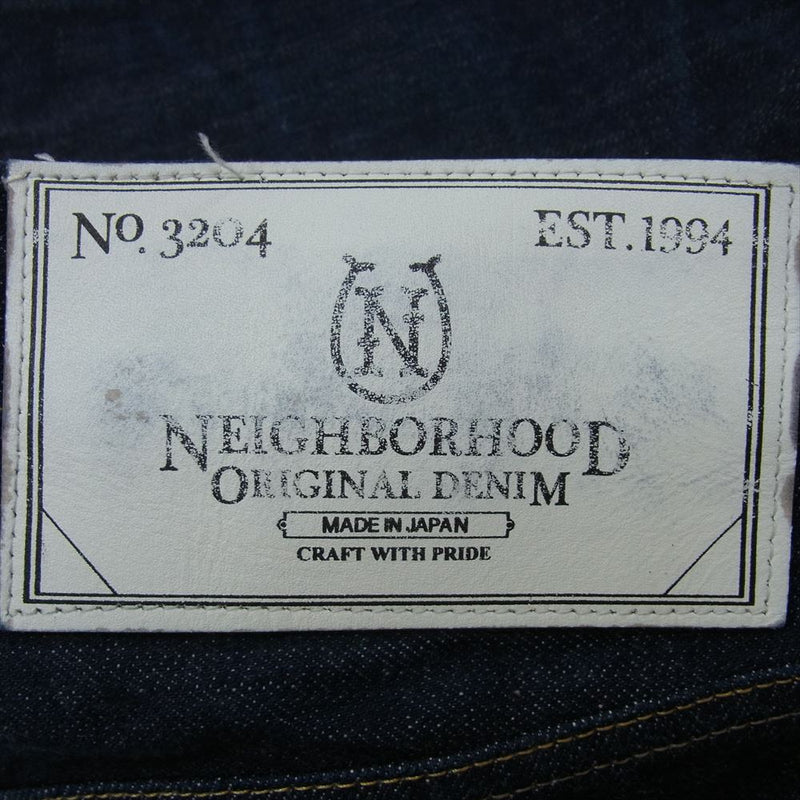 NEIGHBORHOOD ネイバーフッド 15AW 152DCNH-PTM05 RIGID DP MID 14OZ-PT リジッド ディープ ミッド 赤耳 セルビッジ デニムパンツ インディゴブルー系 L【中古】