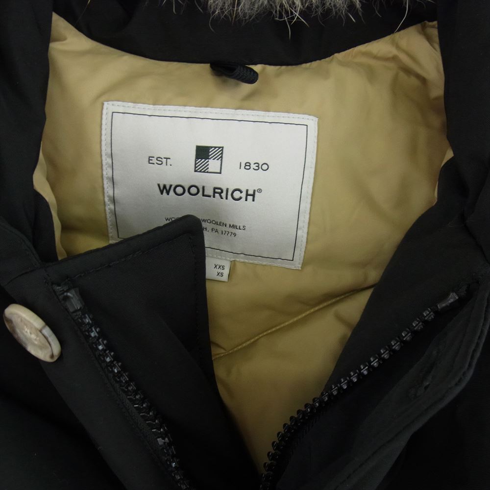 WOOLRICH ウールリッチ WOOU0297 ARCTIC PARKA アークティックパーカー ブラック系 USA XXS【中古】