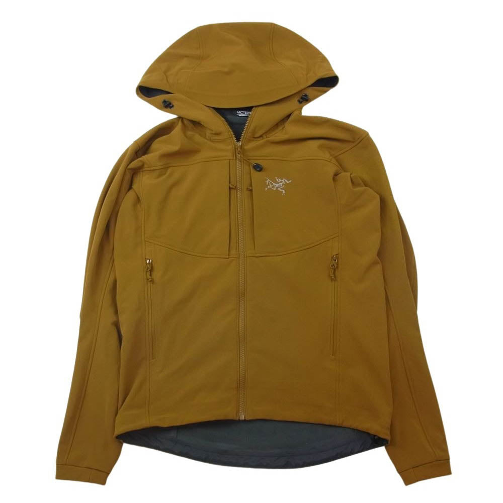 ARC'TERYX アークテリクス 19274 GAMMA MX HOODY  ガンマ フーディー ロゴ ジップアップ マウンテンパーカー ジャケット ブラウン系 S【中古】