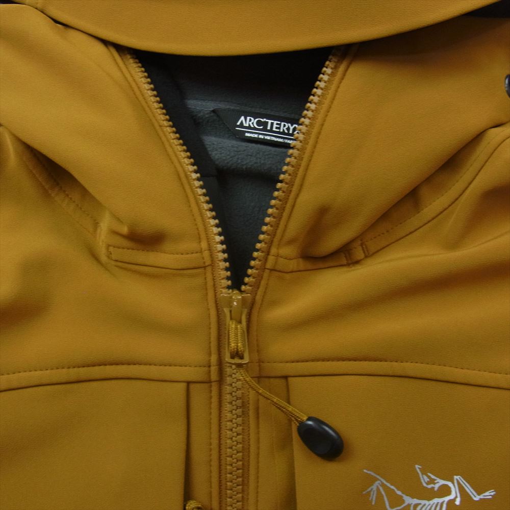 ARC'TERYX アークテリクス 19274 GAMMA MX HOODY  ガンマ フーディー ロゴ ジップアップ マウンテンパーカー ジャケット ブラウン系 S【中古】