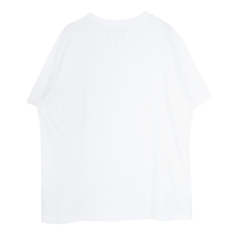 A.P.C. アーペーセー × LACOSTE ラコステ RELAXED FIT COTTON JERSEY T-SHIRT フロッキー ロゴ プリント リラックス フィット コットンジャージー 半袖 Tシャツ ホワイト系 XXL【中古】