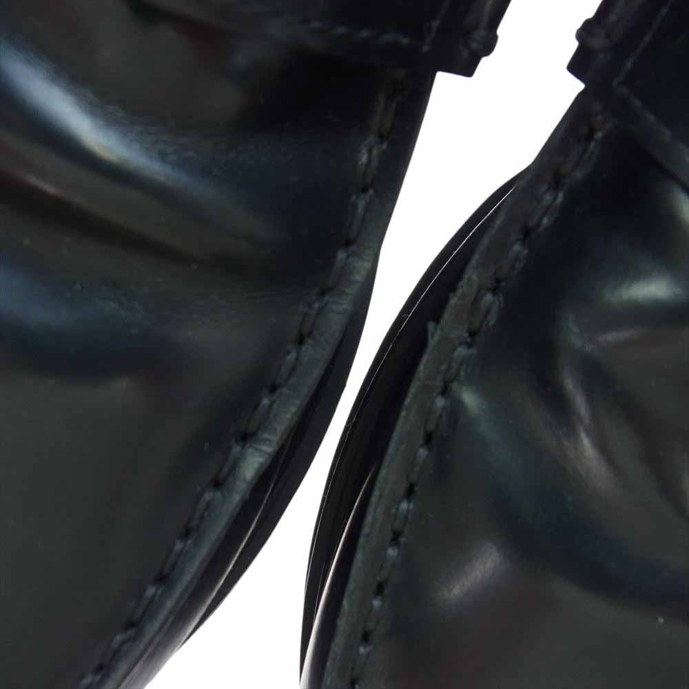 MAISON MARGIELA メゾンマルジェラ 19AW S57WR0055　 CROSS LOAFER ボリュームソール ローファー ブラック ブラック系 41【中古】