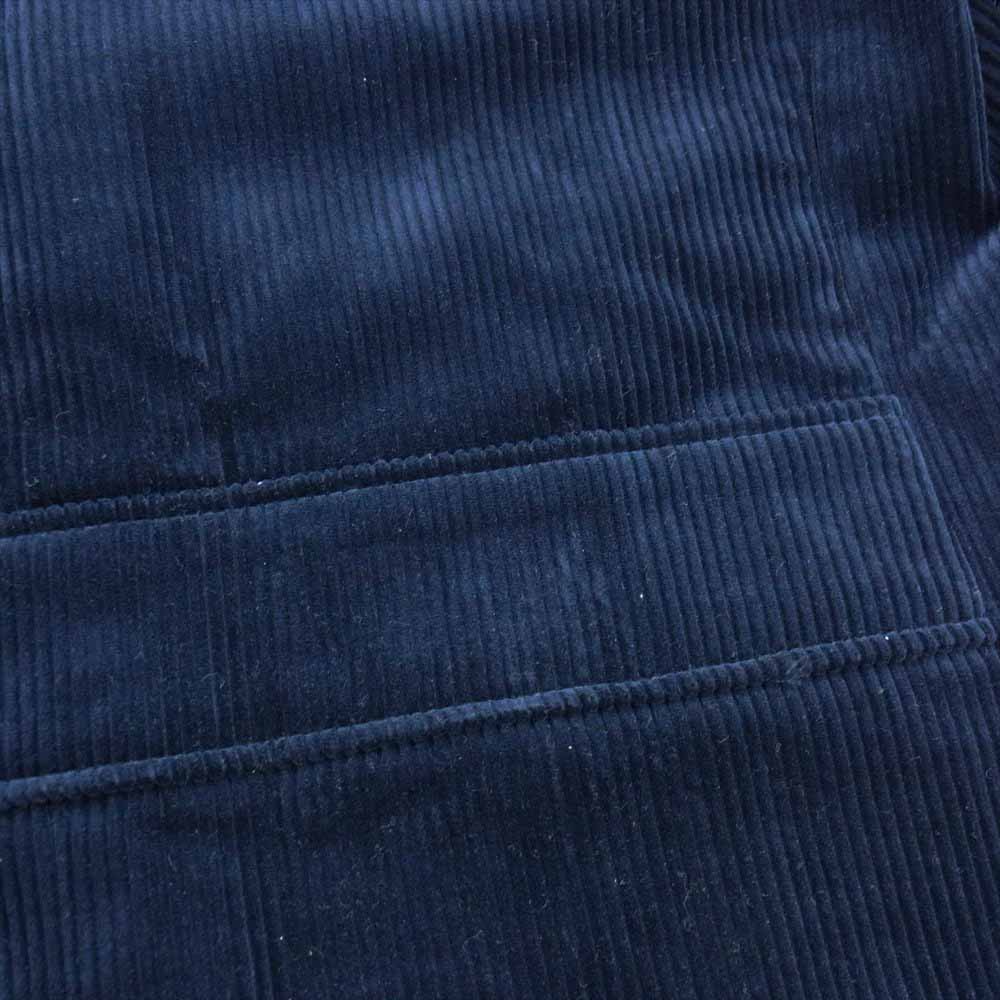 FACTOTUM ファクトタム 13AW No01031226 コーデュロイ チェスター フィールド コート ネイビー系 44【中古】