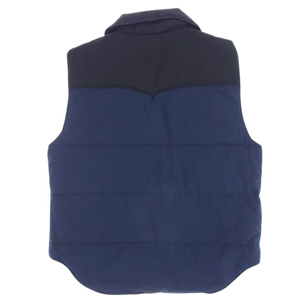 SUGAR CANE シュガーケーン SC15400 T/C PADDING VEST 中綿 パディングベスト ネイビー ネイビー系 L【新古品】【未使用】【中古】