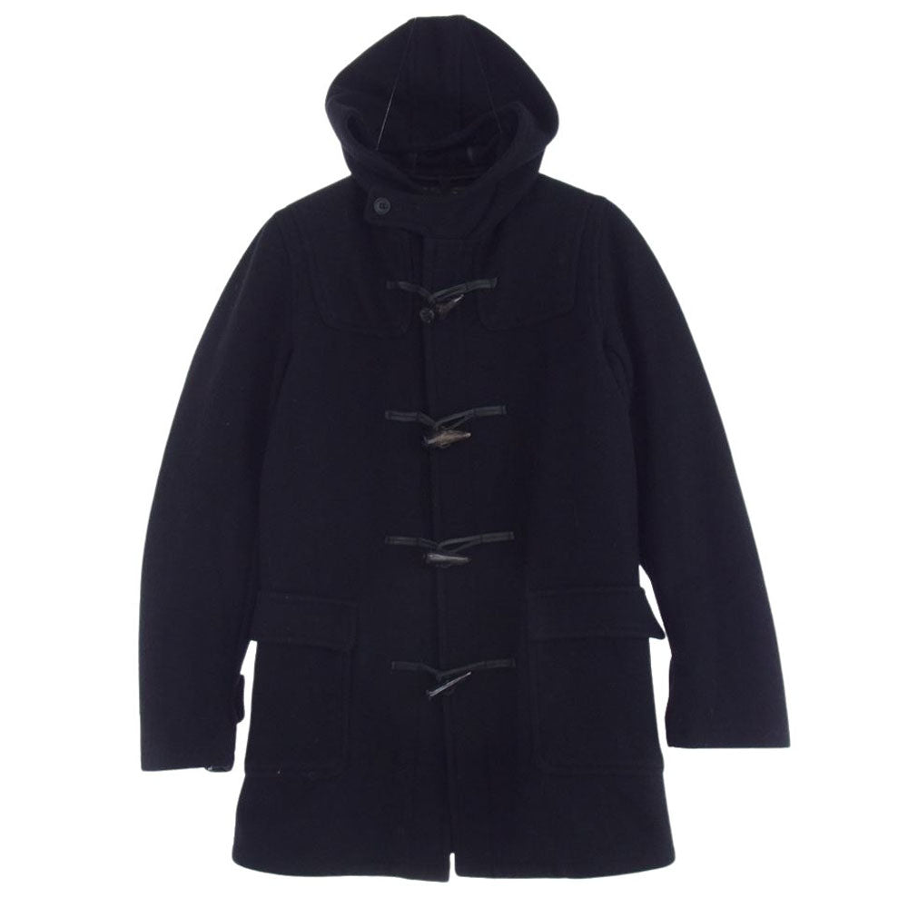 FIDELITY フェデリティー USA製 ウールメルトン ダッフルコート ブラック系 S【中古】