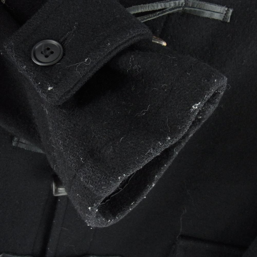 FIDELITY フェデリティー USA製 ウールメルトン ダッフルコート ブラック系 S【中古】