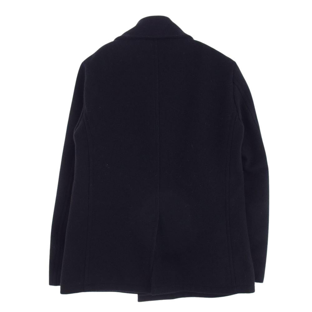 FIDELITY フェデリティー USA製 ウールメルトン Pコート ピーコート ブラック系 M【中古】