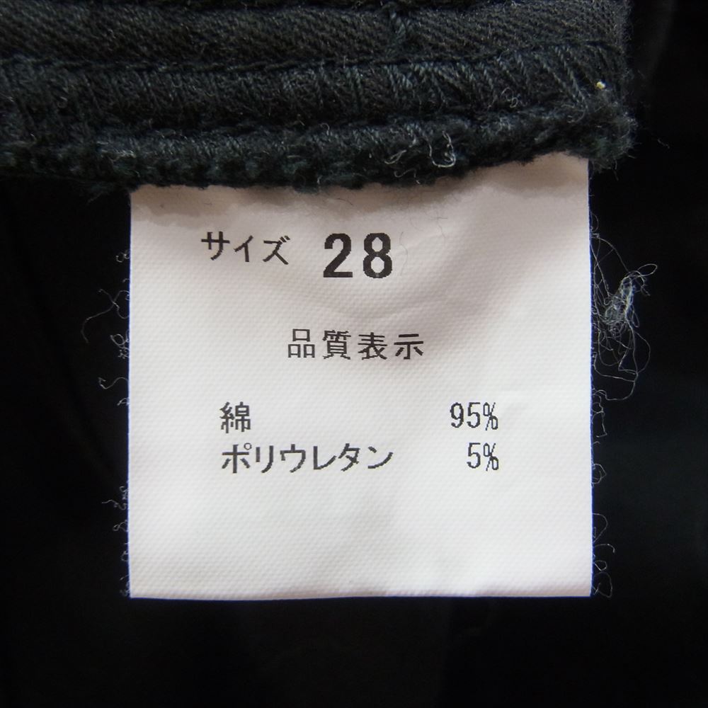 トリプルシックス SOP0002 1977 ロンドン ストレッチ スリム ジーンズ  ブラック系 28【中古】