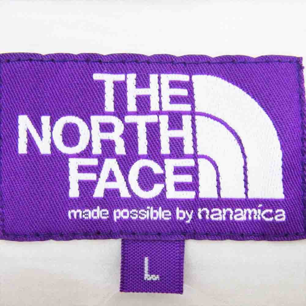 THE NORTH FACE ノースフェイス 24SS NT3422N PURPLE LABEL High Bulky Pocket Tee パープル レーベル 半袖 ポケット Tシャツ ホワイト系 L【中古】