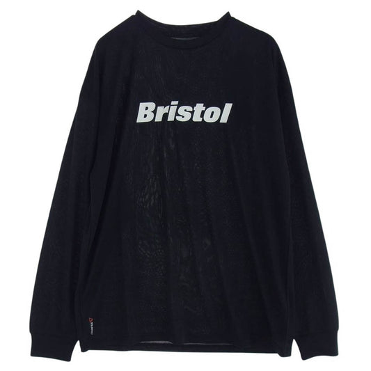 F.C.R.B. エフシーアールビー 24SS FCRB-240051 POLARTEC POWER DRY L/S TRAINING TOP ロング スリーブ カットソー ブラック系 L【新古品】【未使用】【中古】