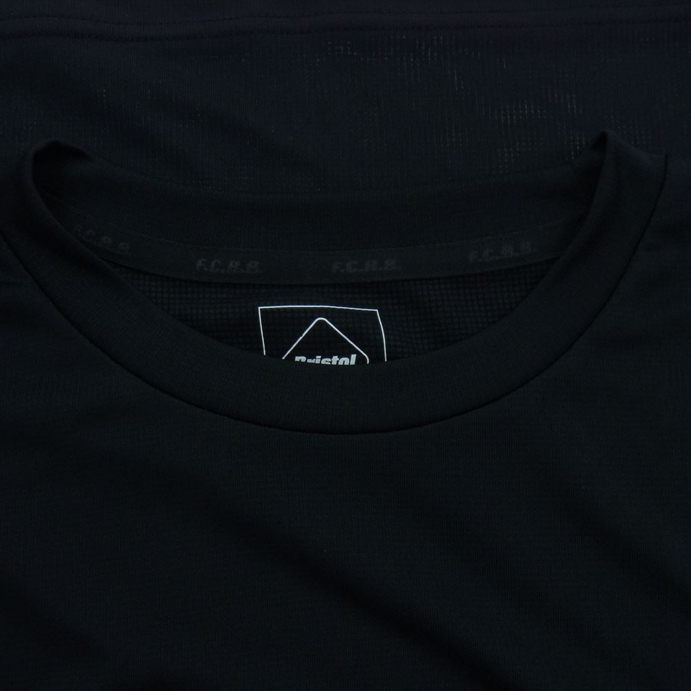 F.C.R.B. エフシーアールビー 24SS FCRB-240051 POLARTEC POWER DRY L/S TRAINING TOP ロング スリーブ カットソー ブラック系 L【新古品】【未使用】【中古】